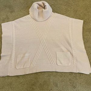 Light pink poncho size small